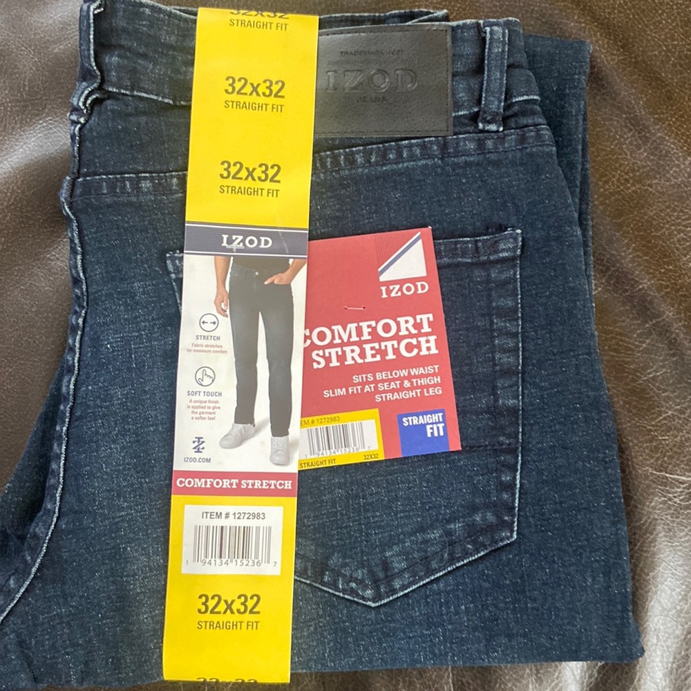 NWT: Izod dark denim jeans